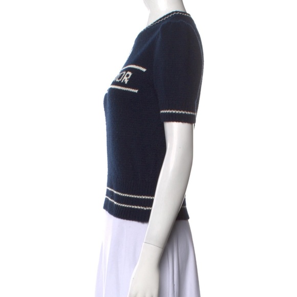 100% AUTHENTIC!!! GORGEOUS CHRISTIAN DIOR Logo Cashmere Sweater - Picture 14 of 15